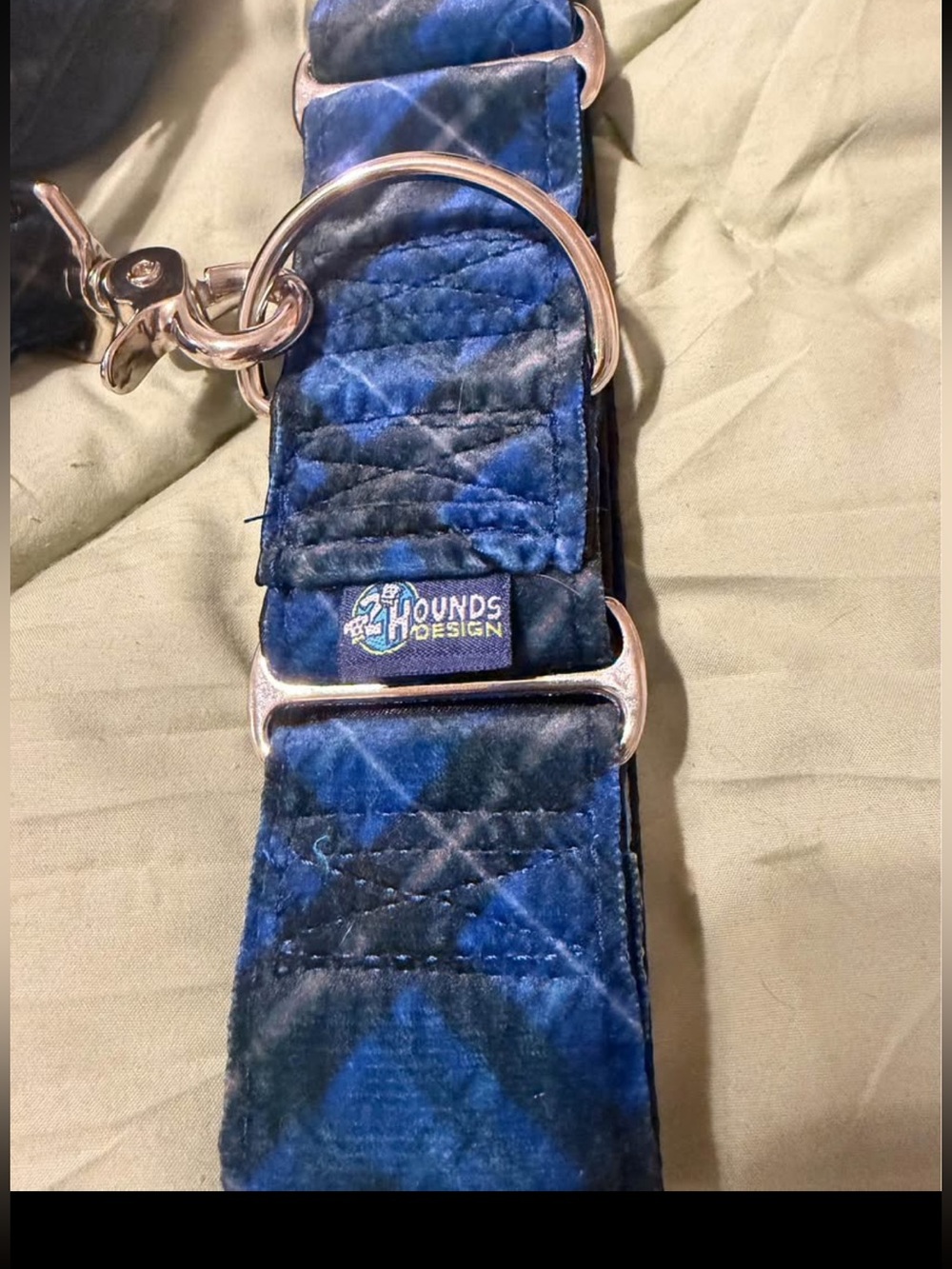Two 2” martingale dog collars and 4’ leash. 14-18” neck. Greyhound or whippet - Picture 2 of 9